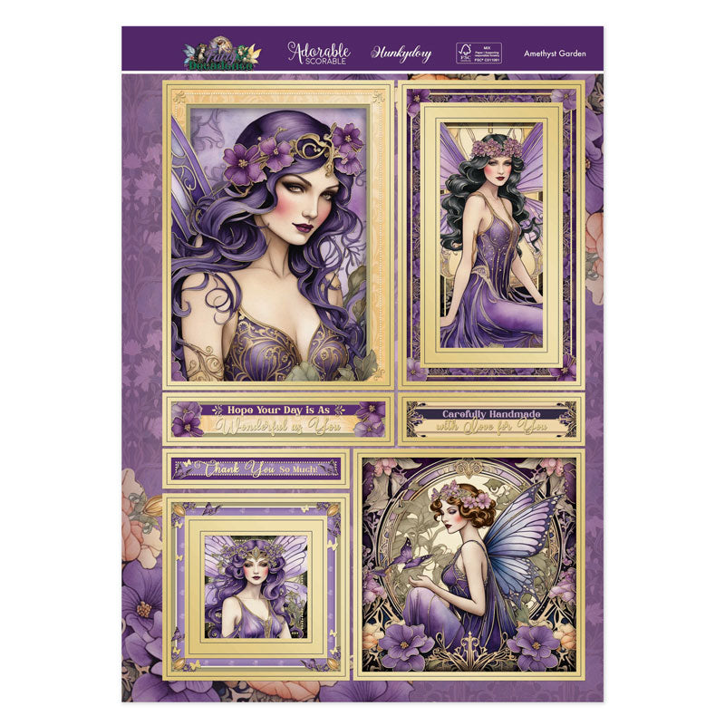 Amethyst Garden Luxury Topper Set