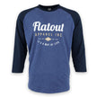 FA Raglan 3/4 (Navy / Heather Blue)