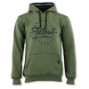 Sweat à capuche FA, couleur olive.