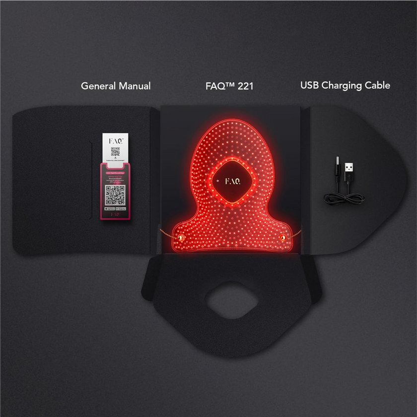 FOREO FAQ 221 Silicone Anti-Aging LED + Near-Infrared Hand Mask
