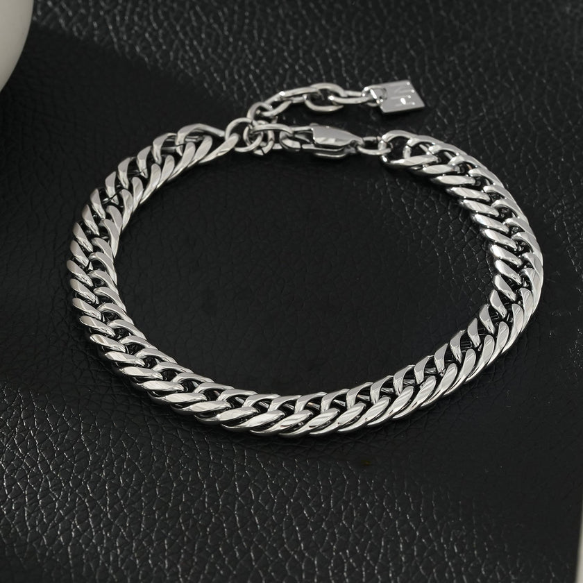 FARAJI : Bracelet en argent massif pour homme et femme - Audacieux et élégant - Soyez vous-même sans complexe !