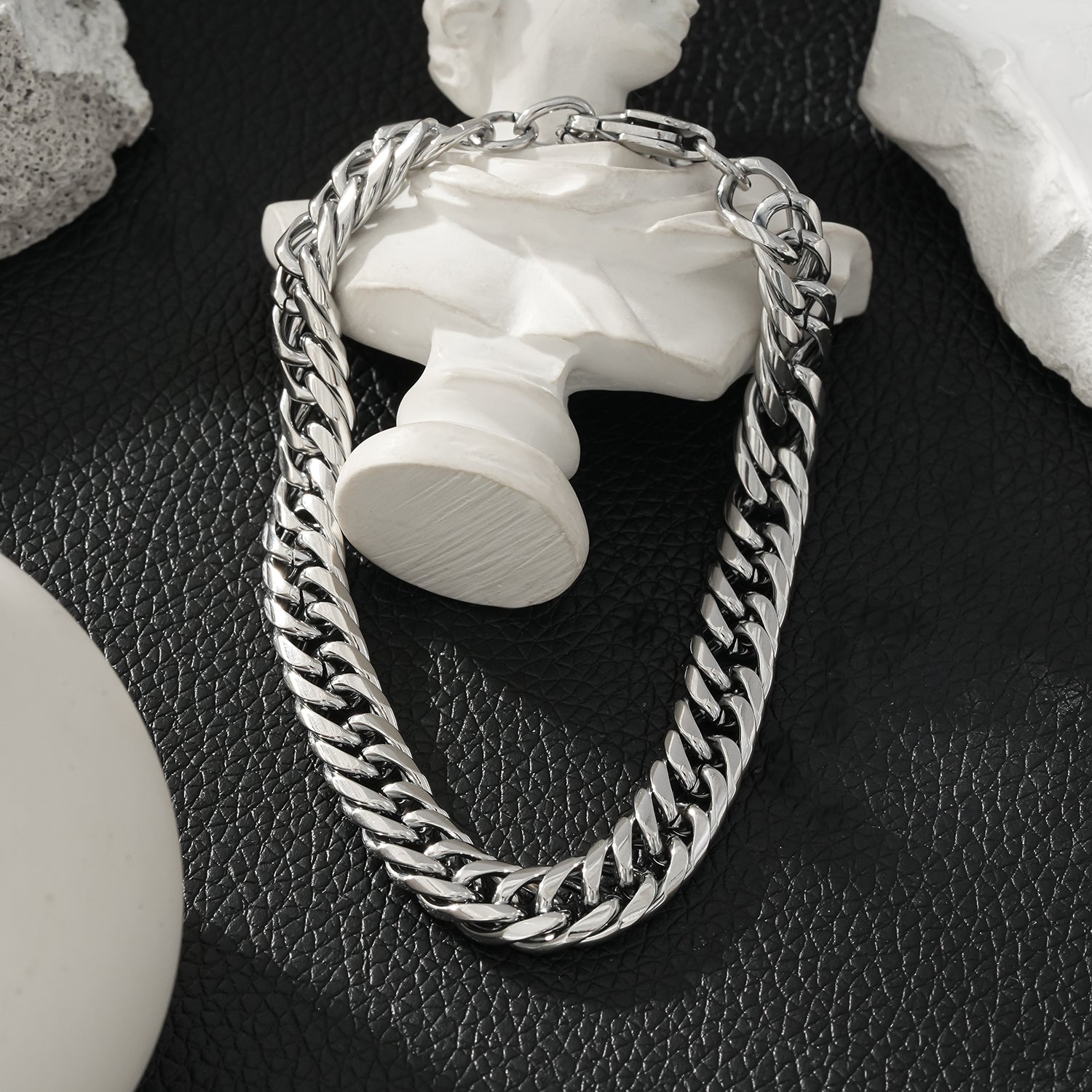 FARAJI : Bracelet en argent massif pour homme et femme - Audacieux et élégant - Soyez vous-même sans complexe !
