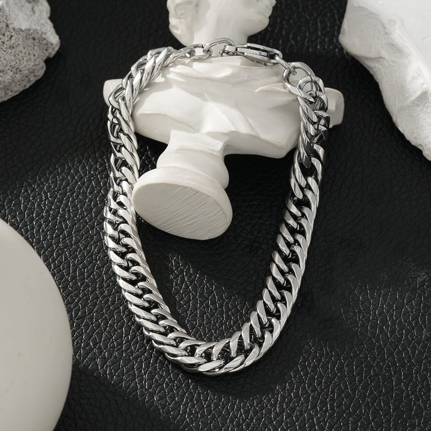 FARAJI : Bracelet en argent massif pour homme et femme - Audacieux et élégant - Soyez vous-même sans complexe !