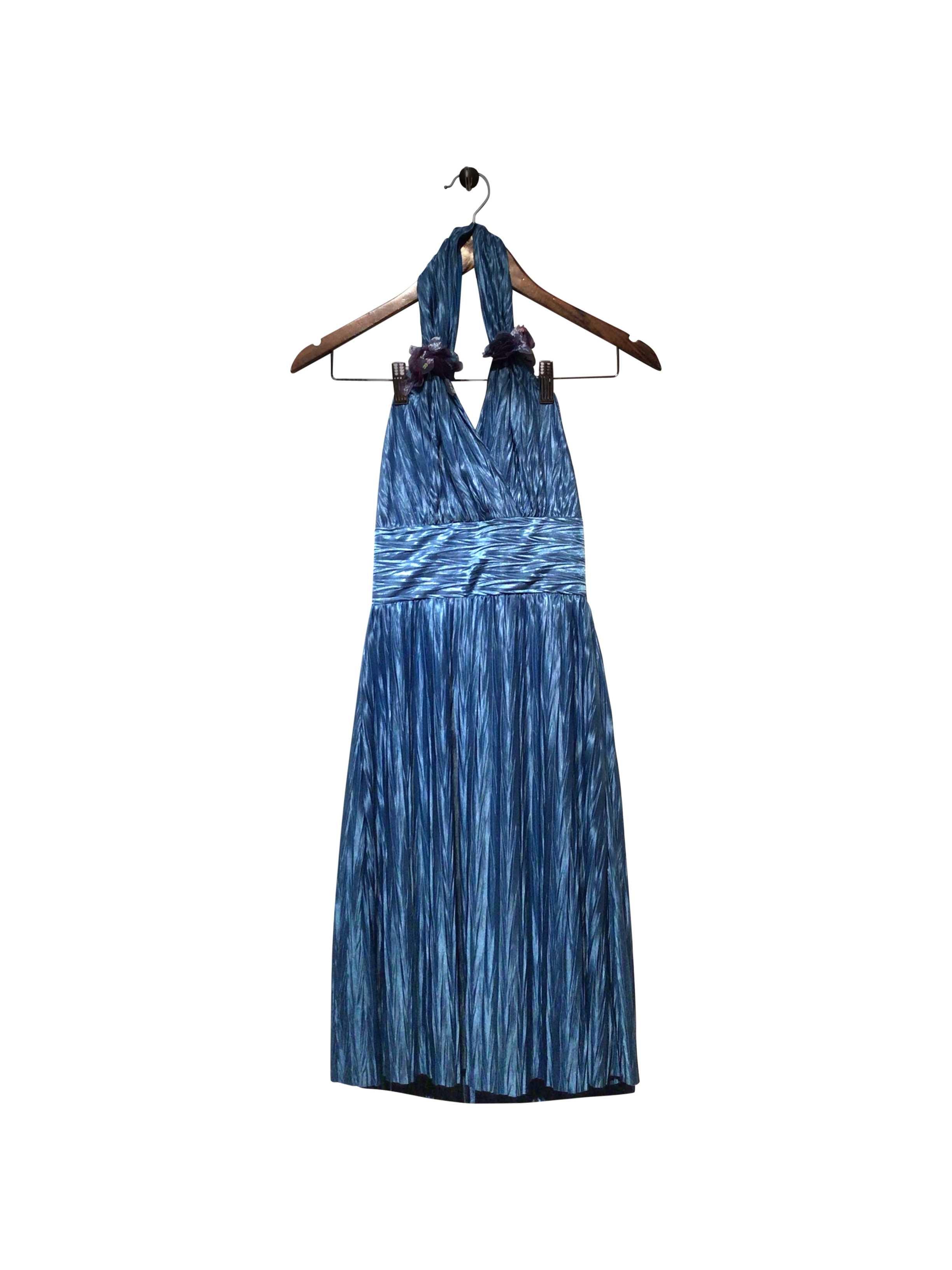 FASHON Regular fit Shift Dress in Blue  -  S
