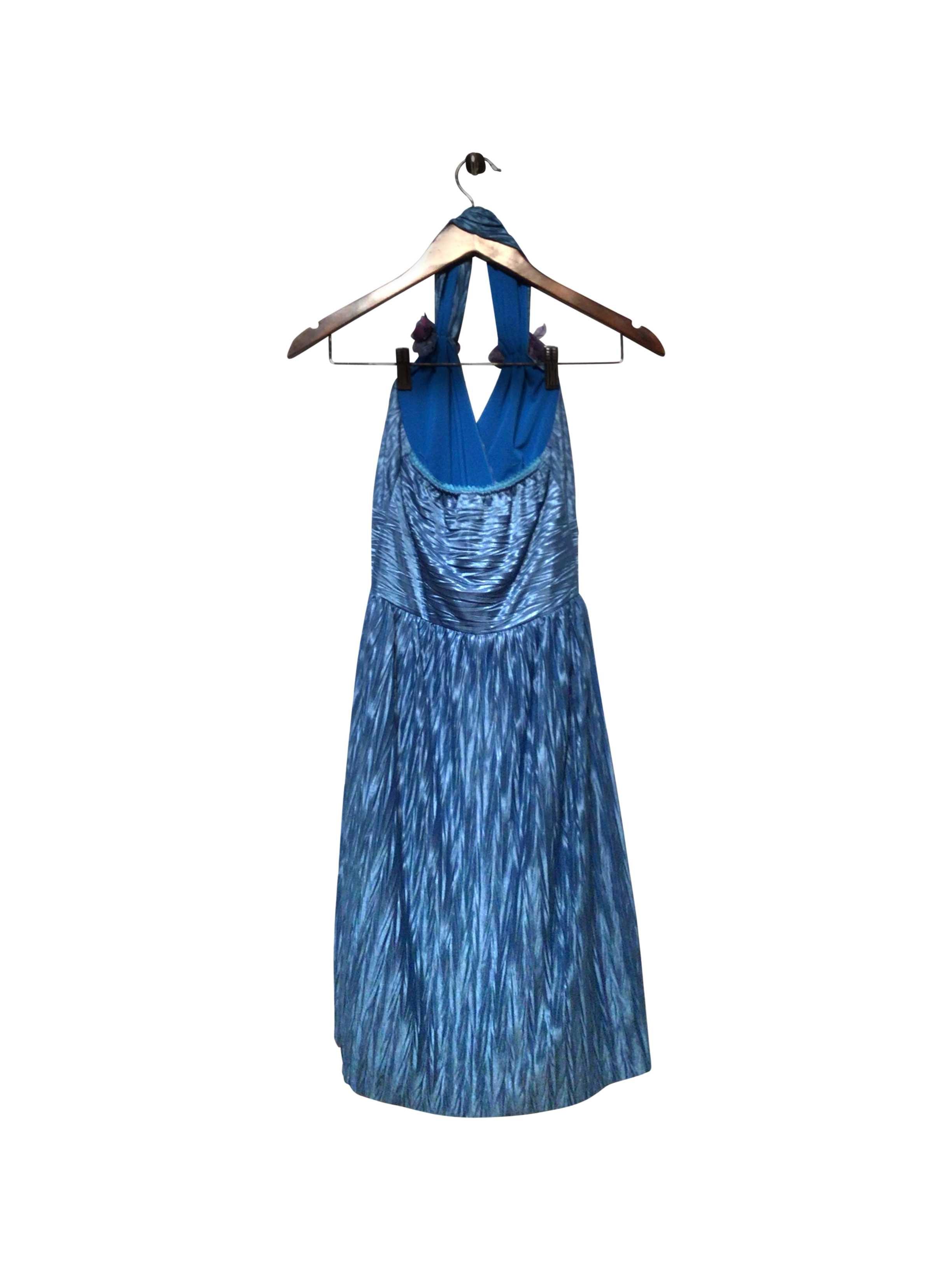 FASHON Regular fit Shift Dress in Blue  -  S