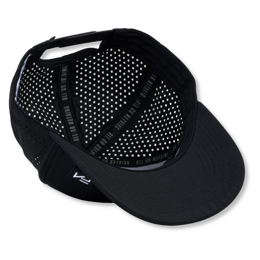 FA 7-Panel Black Snapback