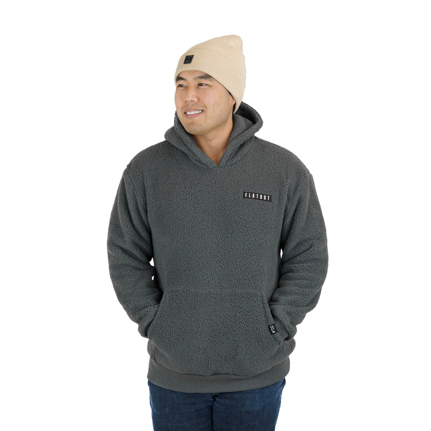 Pull en sherpa FA, gris.