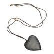 Tinted Wood Heart Necklace