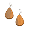 Wooden Pebble Earring