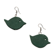 Wooden Bird Earring