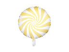 Light Yellow Swirl Candy Balloon