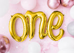 Gold One Balloon