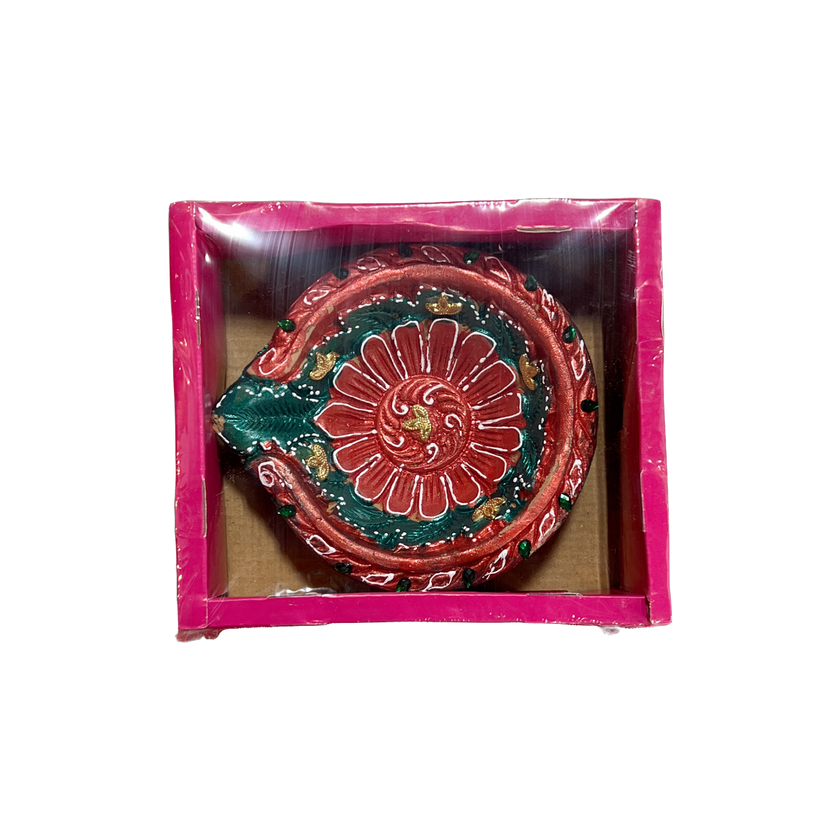 Divine Colourful Akkhand Diya