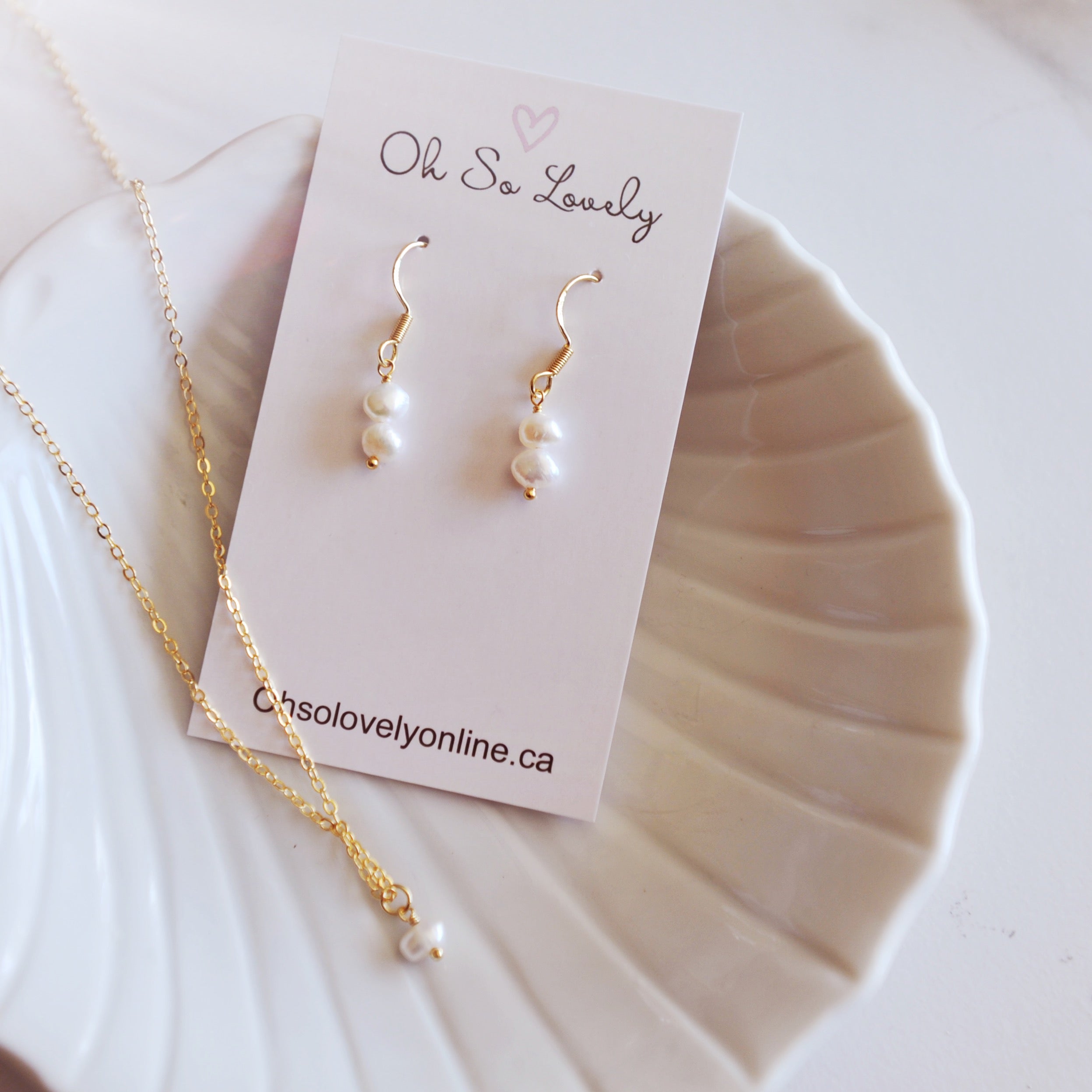 Saylor Fresh Water Pearl Earrings