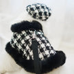 Grandmaster Tweed Dog Harness Set | Harness Hat and Leash Outfit