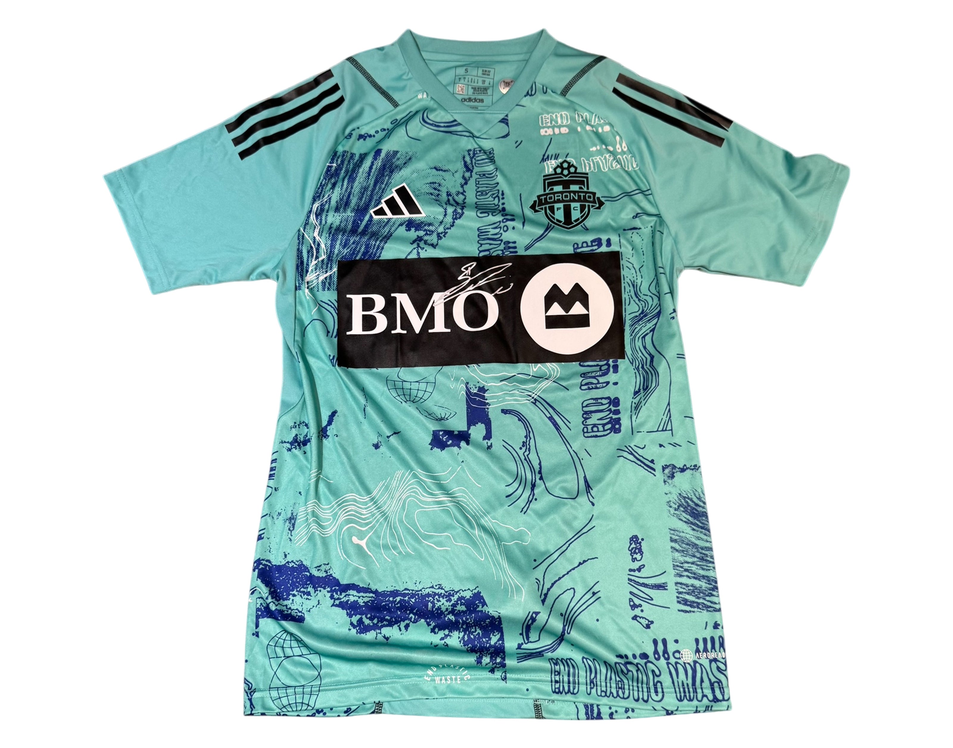 Federico Bernardeschi Autographed 2023 Toronto FC Adidas One Planet Replica Jersey