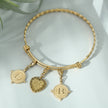 Gold Ornate Alphabet Letter Charms (A–Z) for Necklaces & Bracelets