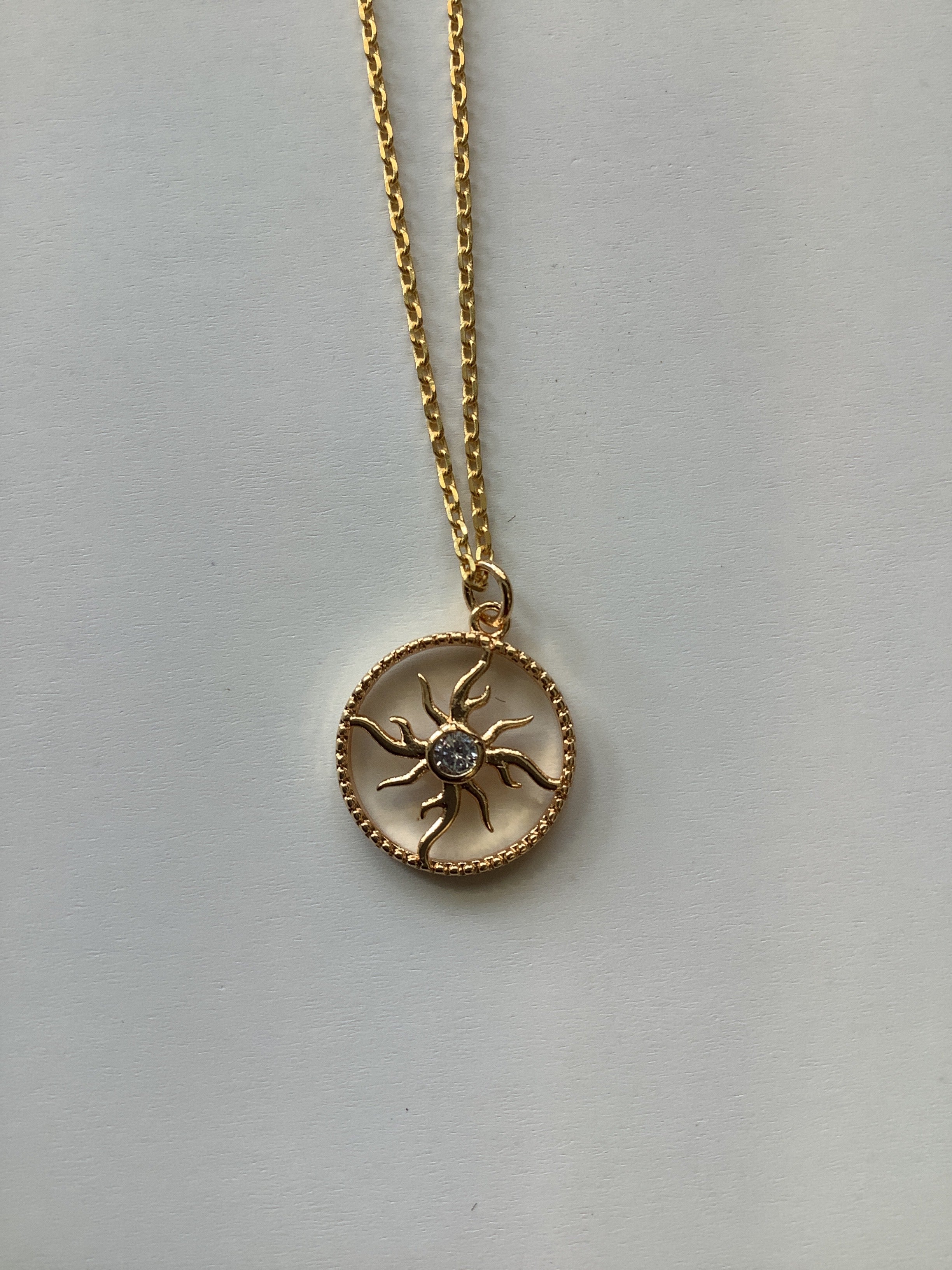 Sol Gold+Zirconia Necklace- Standout Boutique(Vancouver, BC)