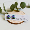 Bright sunset studs
