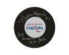 Dennis Maruk Autographed Washington Capitals Vintage Autograph Model Puck Inscribed 