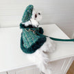 Evergreen Heritage Tweed Dog Harness Set | Harness Hat and Leash Outfit