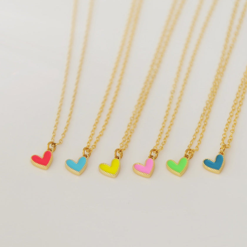 Amari Vibrant Heart Necklace