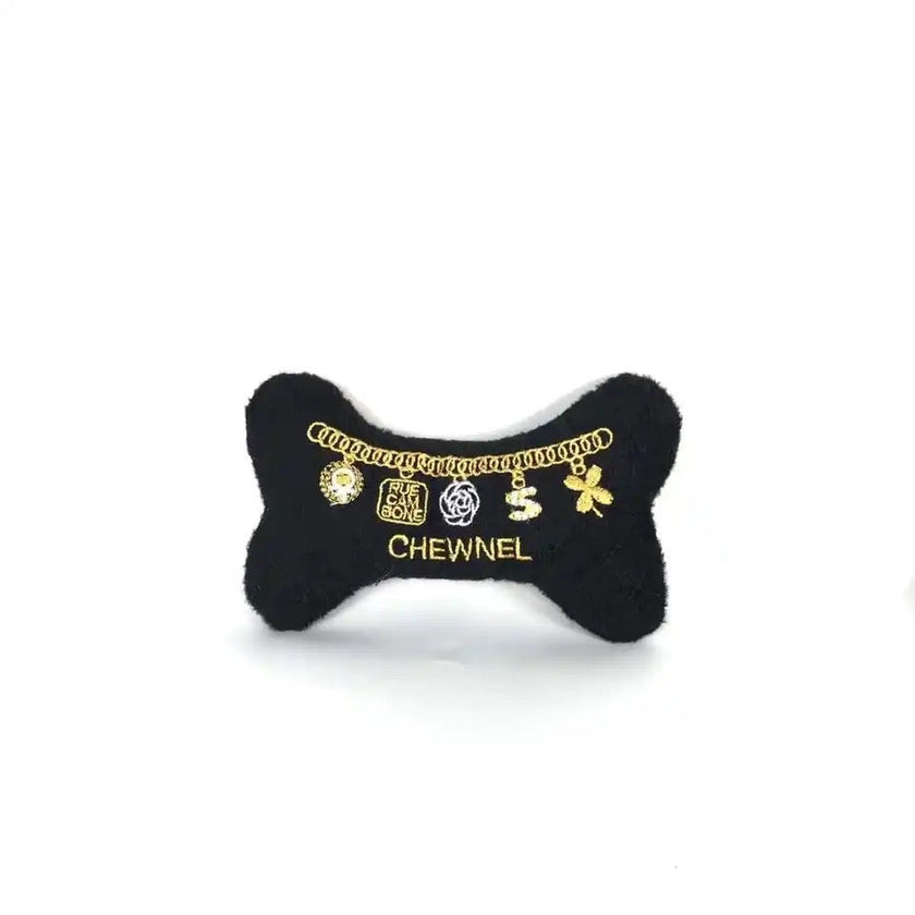 Chewnel Luxury Plush Dog Toy – Soft Designer-Inspired Chew Toy