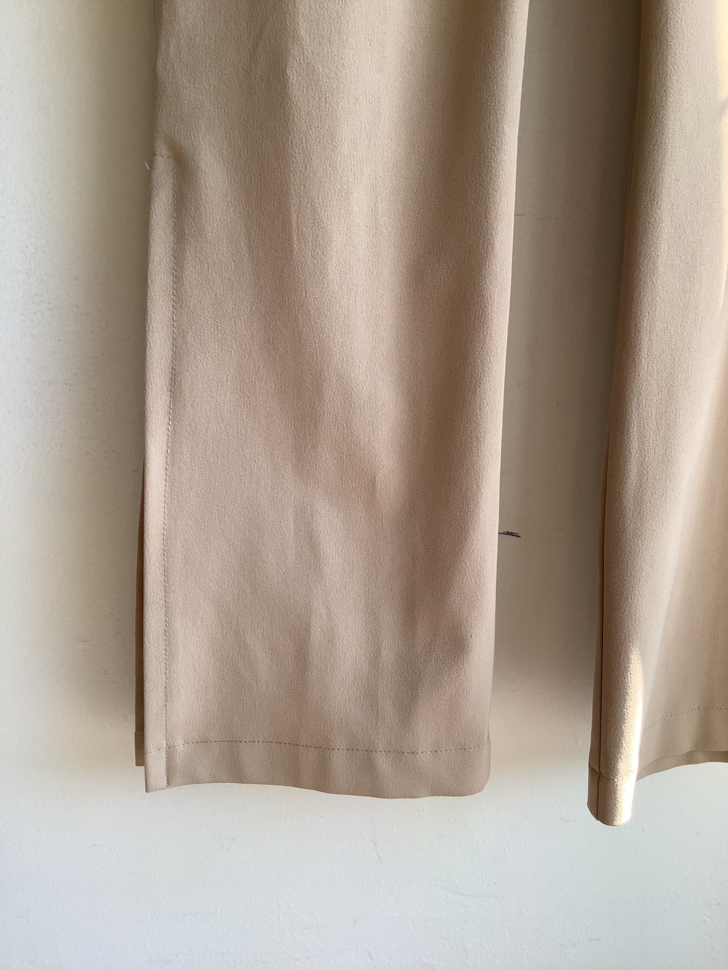 Y2K Sirens Low Rise Beige Split Pant