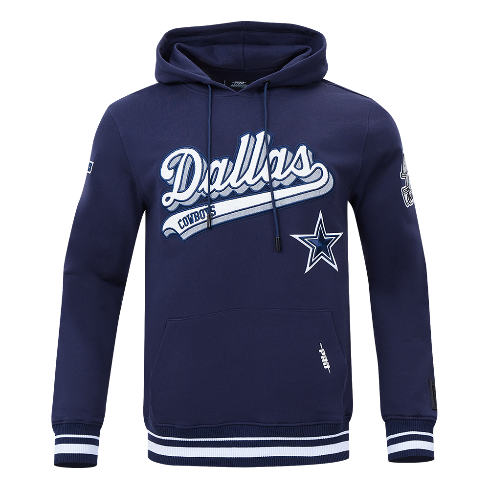 Sweat à capuche Dallas Cowboys Script Tail Rib FLC PO