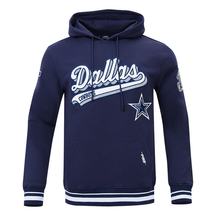 Sweat à capuche Dallas Cowboys Script Tail Rib FLC PO