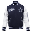 Dallas Cowboys Script Tail Rib Wool Varsity