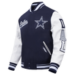 Dallas Cowboys Script Tail Rib Wool Varsity