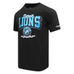 NFL DETROIT LIONS TEAM BADGE MEN'S SJ TEE FDL1411047-BLK