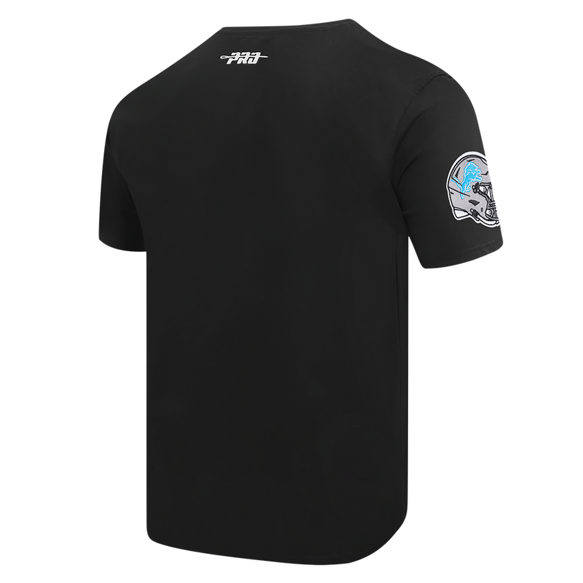 NFL DETROIT LIONS TEAM BADGE MEN'S SJ TEE FDL1411047-BLK