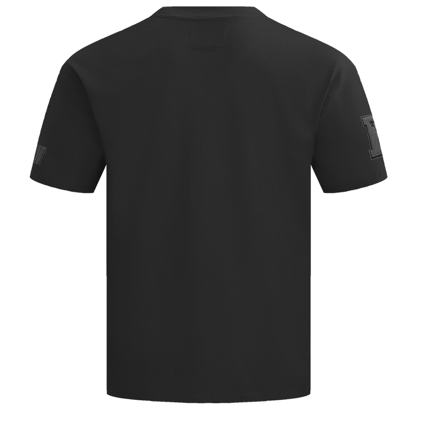 NFL DETROIT LIONS NEUTRAL MEN'S COTTON JERSEY DROP SHOULDER TEE FDL145314-BLK