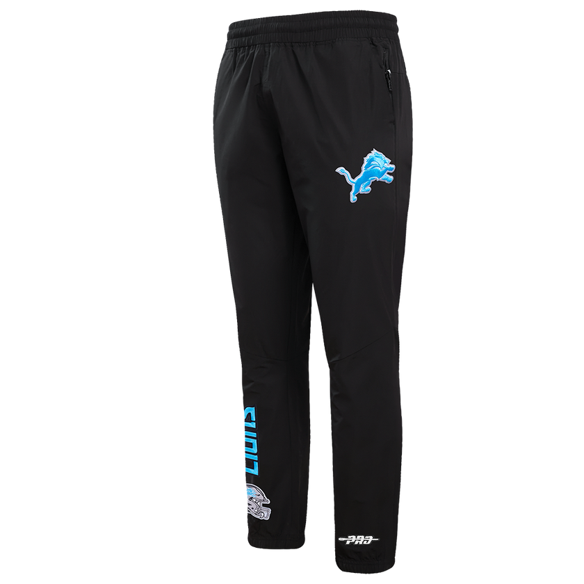 NFL DETROIT LIONS CLASSIC WIND SUIT MEN'S WOVEN PANT FDL4410694-BLK