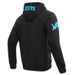 NFL DETROIT LIONS CLASSIC WIND SUIT MEN'S WOVEN FULL ZIP PULLOVER HOODIE FDL5410693-BLK