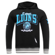 NFL DETROIT LIONS TEAM BADGE MEN'S RIB FLC PO HOODIE FDL5411045-BGY