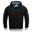 NFL DETROIT LIONS TEAM BADGE MEN'S RIB FLC PO HOODIE FDL5411045-BGY