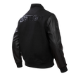 NFL DETROIT LIONS TRIPLE BLACK MEN'S MEN'S WOOL VARSITY JACKET FDL6410284-3BK