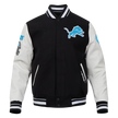 Detroit Lions Old English Rib Wool Varsity Jacket