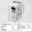 Variable Frequency Drive for AC Motor Speed Control (VFD) 5HP 4KW 220V-240V Input to 3 Phase 220V-240V Output