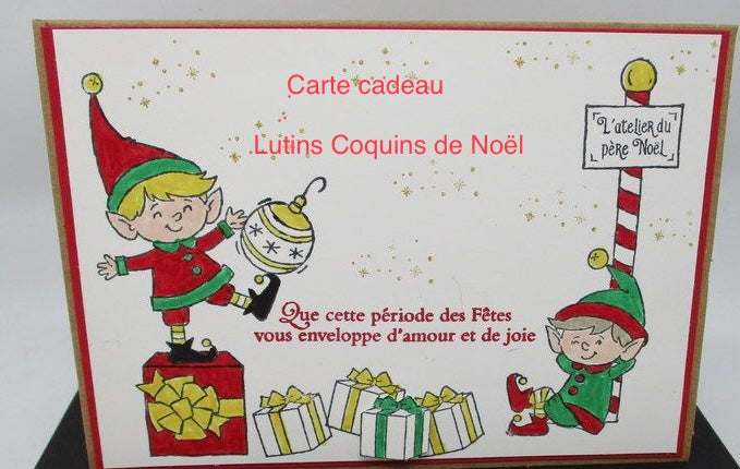 Carte-cadeau Lutins Coquins de Noël