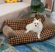 Chewy Pawtton Dog Sofa Bed | Checker Lounge Pet Bed