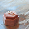 Pearl Huggie hoops