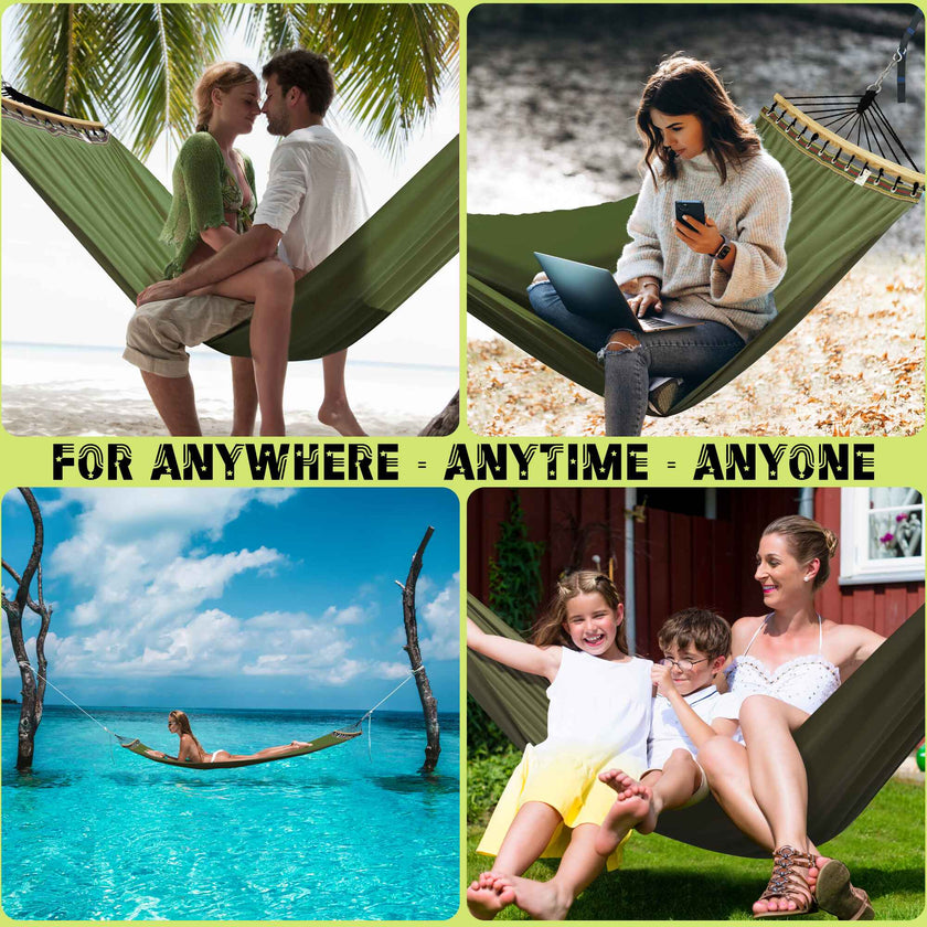 Universal Canvas Double Hammock