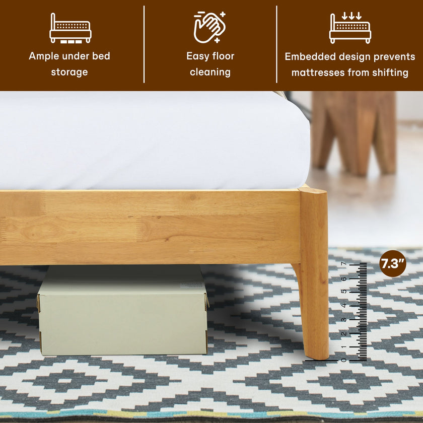 Haven Solid Wood Bed Frame