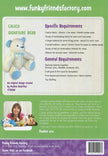 Signature Bear Calico Teddy Bear Pattern by Funky Friends Factory