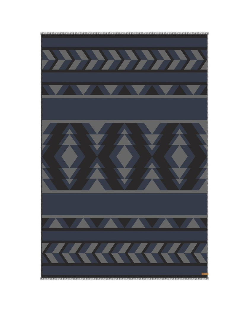 Cotton Geo Blanket Scarf