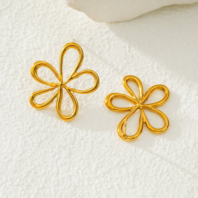 FIORI: Floral Fun Stud Earrings – A Bloom of Playful Elegance